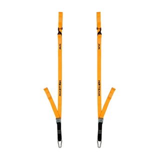 Paire de sangles d’arrimage pour moto Pull Up 38mm NRTeam orange