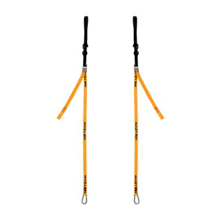 Paire de sangles d’arrimage pour moto Tie Down 25mm NRTeam orange