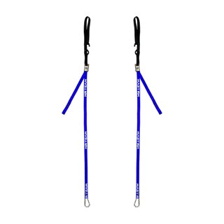 Paire de sangles d’arrimage pour moto Tie Down 25mm NRTeam bleu