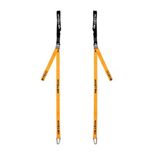 Paire de sangles d’arrimage pour moto Tie Down 38mm NRTeam orange