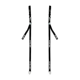 Paire de sangles d’arrimage pour moto Tie Down 38mm NRTeam noires