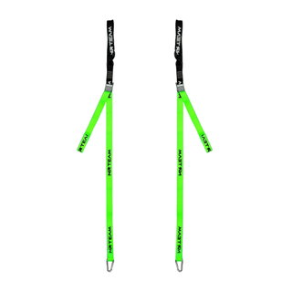 Paire de sangles d’arrimage pour moto Tie Down 38mm NRTeam verts