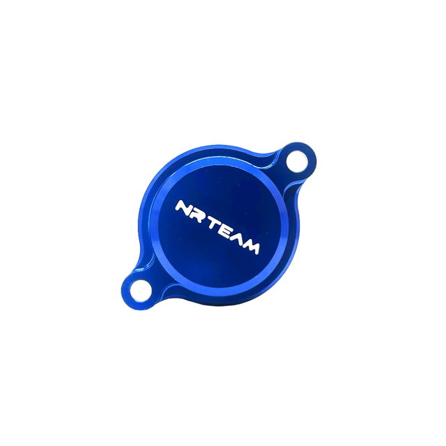 Couvercle de filtre à huile Fantic 250 XEF (21-26) bleu - NRTeam DS94.0001B