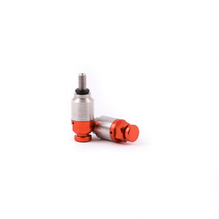 Paire de purgeurs rapides de fourche M4x0.7 orange