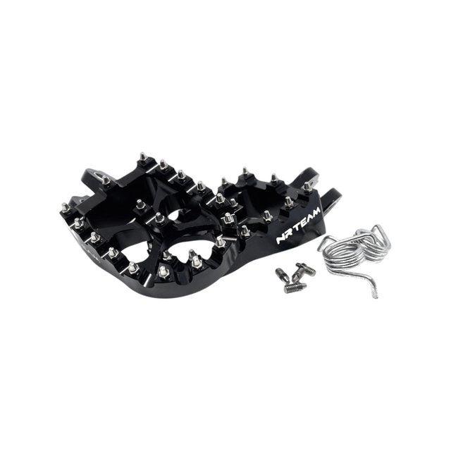 Repose-pieds en Ergal Suzuki RMZ 250 (10-25) noires DS98.0796N