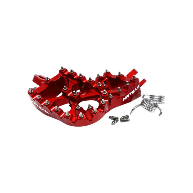 Repose-pieds en Ergal Suzuki RMZ 250 (10-25) rouges DS98.0796R