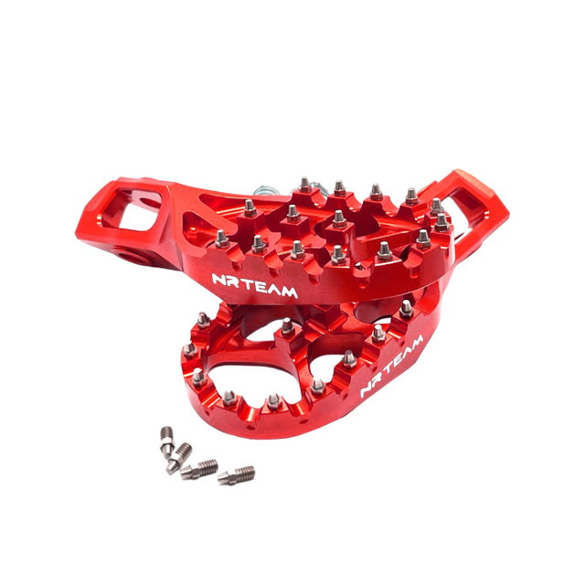 Repose-pieds en Ergal KTM 125 SX (23-26) rouges DS98.7925R