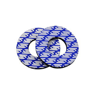 Paire de donuts pour poignées Scar bleu
