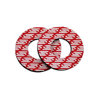 Paire de donuts pour poignées Scar rouges