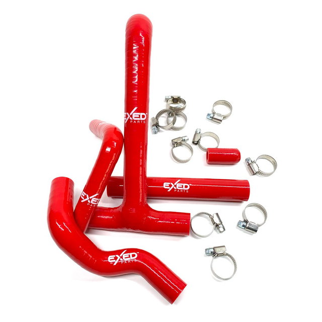 Durites de radiateur Beta RR 250 (20-24) rouges - Exed E-SH-B1-R
