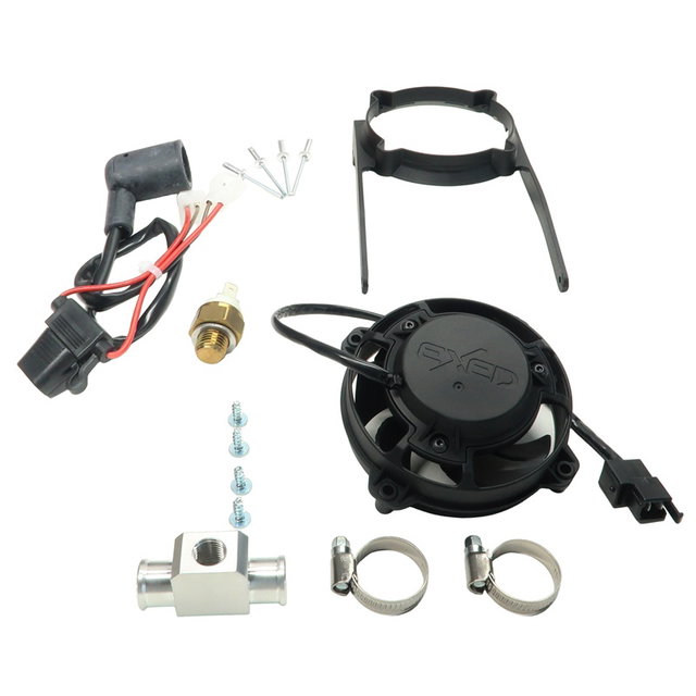 Kit ventilateur de radiateur KTM 450 EXC-F (08-16) automatique Exed EX-RFS-K1-TE