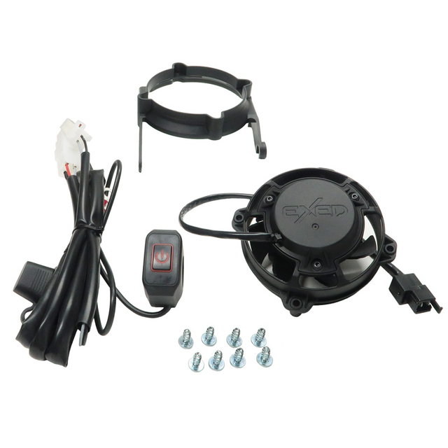 Kit ventilateur de radiateur KTM 250 EXC (17-23) manuel Exed EX-RFS-K2-SR