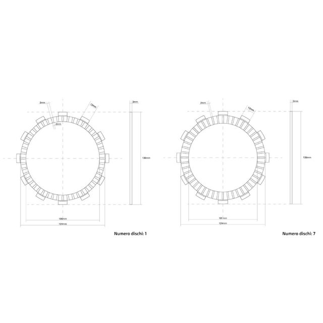 Disques d’embrayage (Friction) FCC Honda CRF 250 RX (19-21) FCC.0171