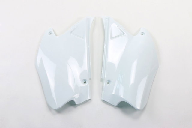 Plaques latérales porte-numéro Honda CR 250 (00-01) blancs* HO03665-041