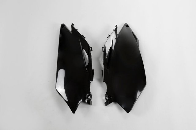 Plaques latérales porte-numéro Honda CRF 450 R (09-10) noirs HO04638-001