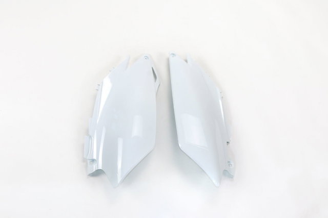Plaques latérales porte-numéro Honda CRF 250 R (11-13) blancs* HO04647-041