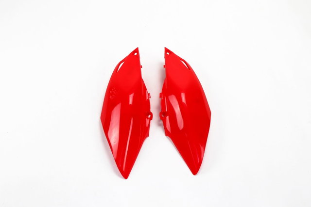 Plaques latérales porte-numéro Honda CRF 450 R (13-16) rouges HO04659-070