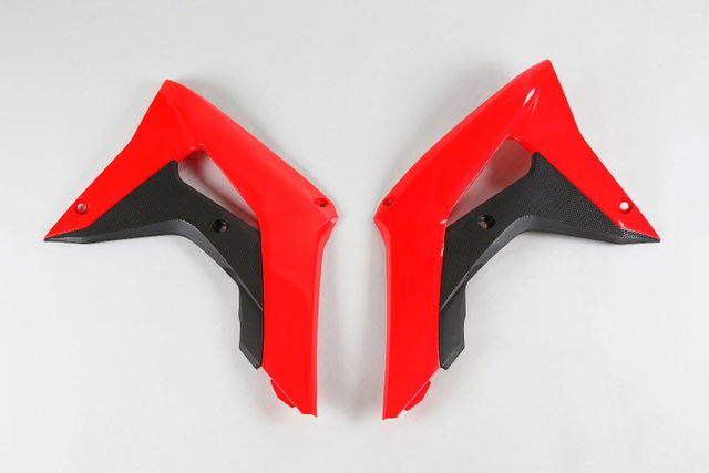 Coques de Radiateur Honda CRF 450 R (17-20) rouges et noirs* HO04682-999
