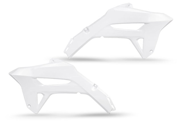 Coques de Radiateur Honda CRF 450 R (21-24) blancs HO05605-041