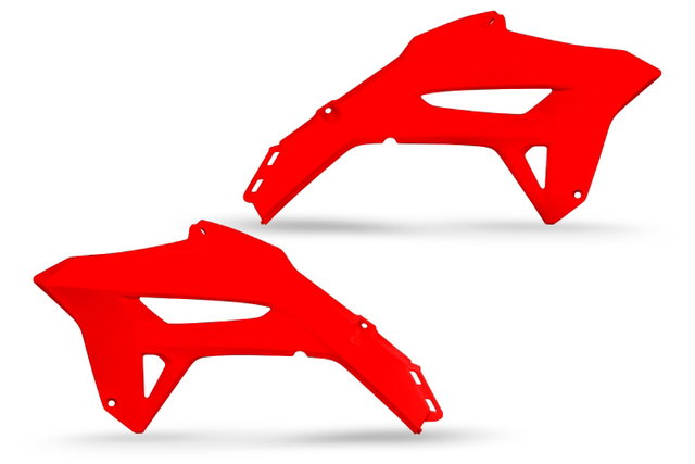 Coques de Radiateur Honda CRF 250 R (22-24) rouges* HO05605-070