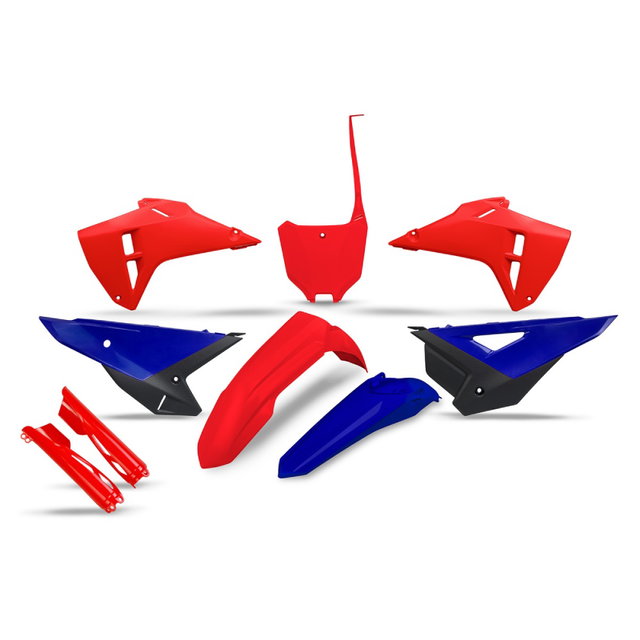 Kit plastiques Honda CRF 250 R (25-26) - couleur rouge et bleu HOKIT127F-999C