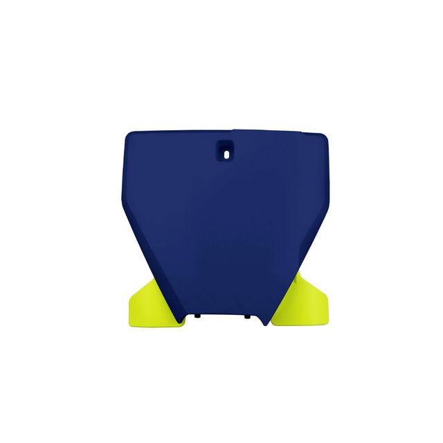 Plaque numéro avant Husqvarna 125 TC (19-22) bleu e jaune fluo HU03395-087