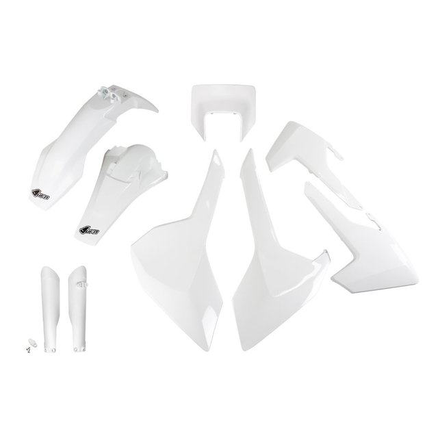 Kit plastiques Husqvarna 250 FE (17-19) - couleur blanc HUKIT621F-041
