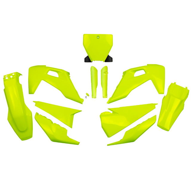 Kit plastiques Husqvarna 125 TC (19-22) - couleur jaune fluo HUKIT622F-DFLU