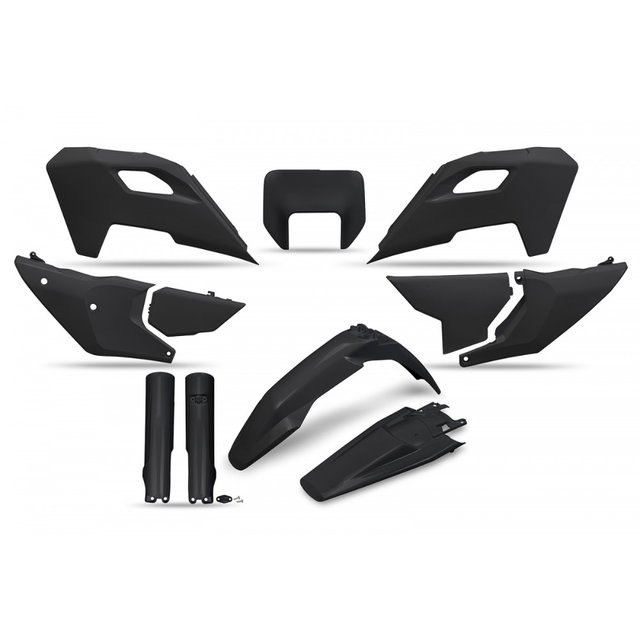 Kit plastiques Husqvarna 250 TE (24-25) - couleur noir HUKIT627F-001