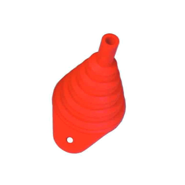 Entonnoir silicone pliable rouge ISP.R