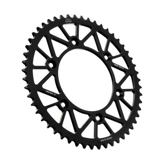 Couronne arrière JT ergal Beta RR 390 (15-27) 52 dents noir JTA210.52BLK