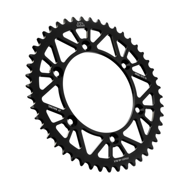 Couronne arrière JT ergal Fantic 250 XEF (21-26) 48 dents noir JTA251.48BLK