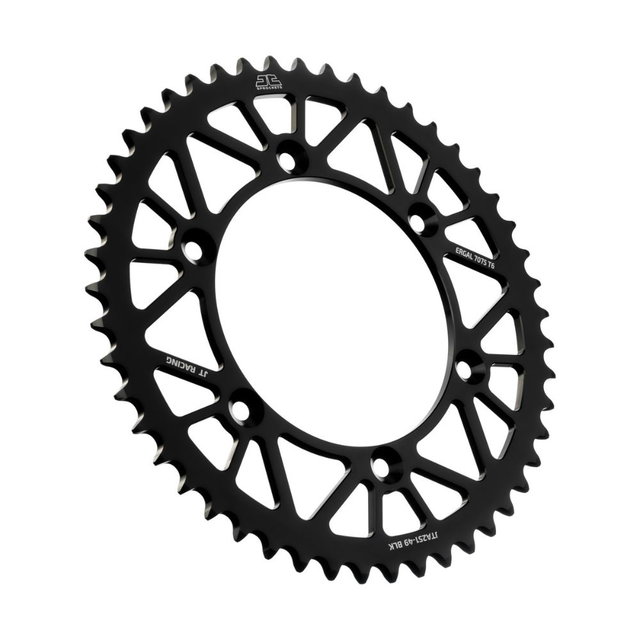 Couronne arrière JT ergal Fantic 300 XE (24-26) 49 dents noir JTA251.49BLK