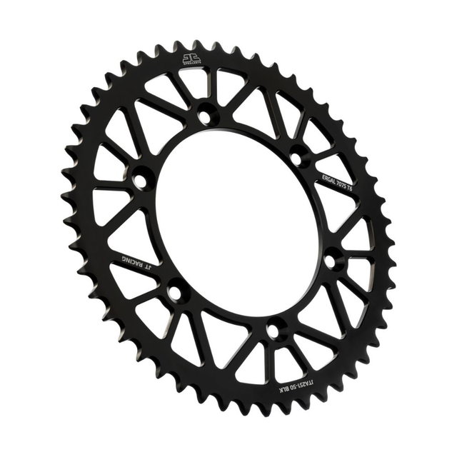 Couronne arrière JT ergal Fantic 250 XEF (21-26) 50 dents noir JTA251.50BLK