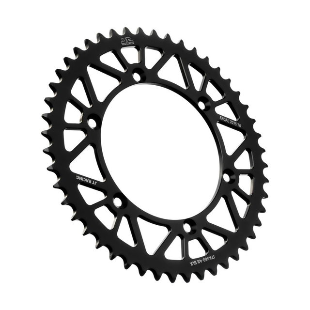 Couronne arrière JT ergal Suzuki RMZ 250 (04-06) 48 dents noir JTA460.48BLK