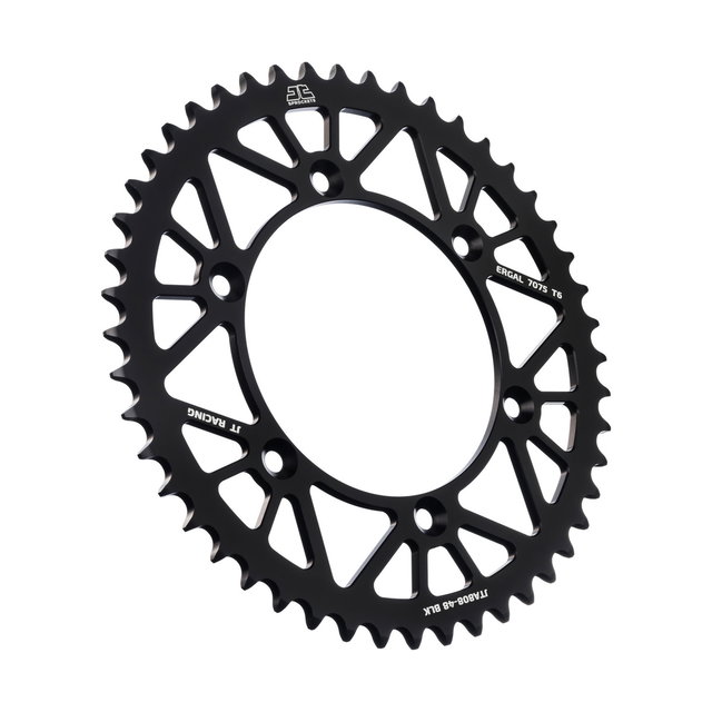 Couronne arrière JT ergal Suzuki RMZ 450 (05-26) 48 dents noir JTA808.48BLK