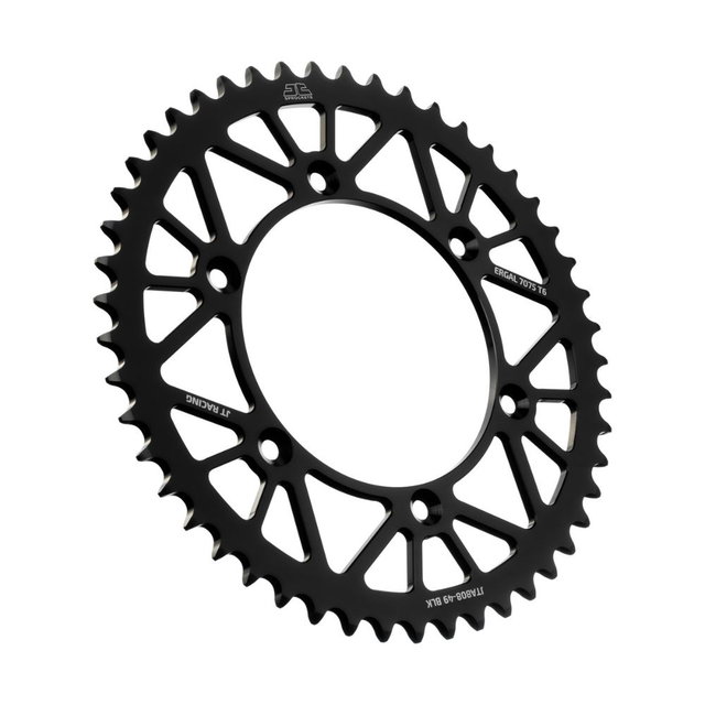 Couronne arrière JT ergal Suzuki RMZ 450 (05-26) 49 dents noir JTA808.49BLK