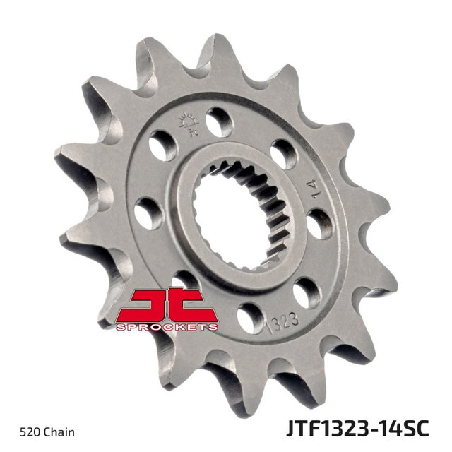 Pignon avant JT Honda CR 125 (04-07) 14 dents anti-boue JTF1323.14SC