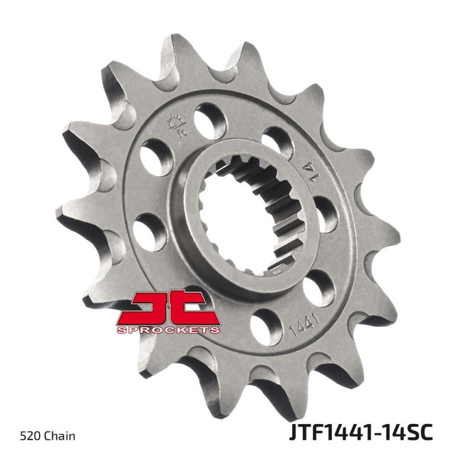 Pignon avant JT Suzuki RMZ 450 (06-12) 14 dents anti-boue JTF1441.14SC