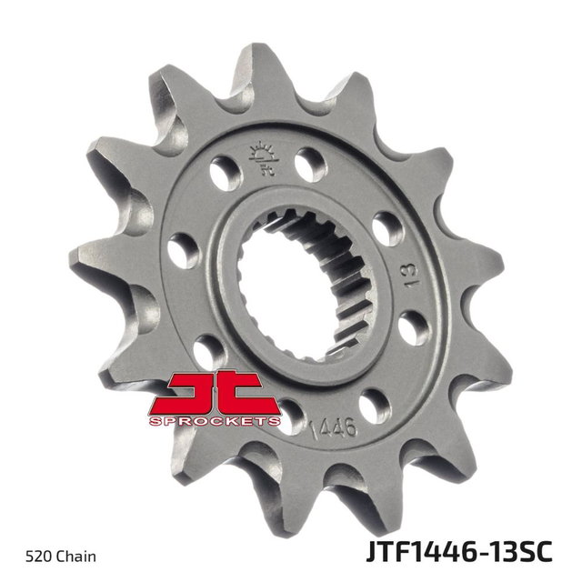 Pignon avant JT Kawasaki KX 250 F (06-27) 13 dents anti-boue JTF1446.13SC