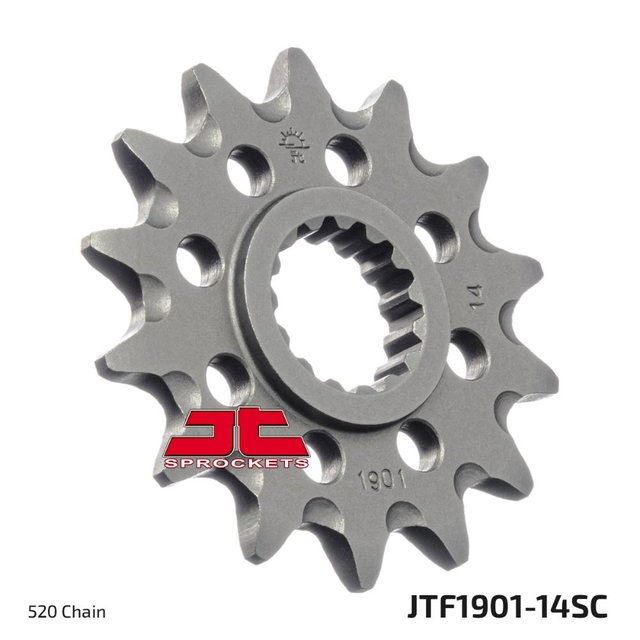 Pignon avant JT Husqvarna 250 FE (14-27) 14 dents anti-boue JTF1901.14SC