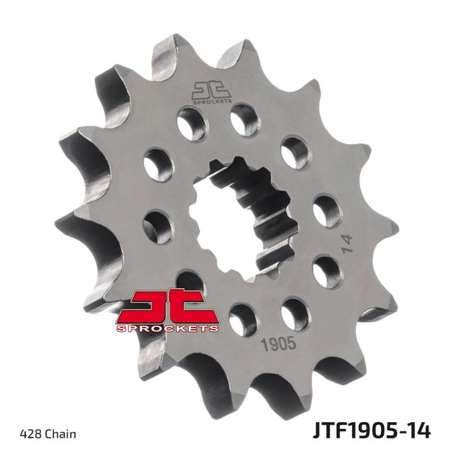 Pignon avant JT Husqvarna 85 TC (18-27) 14 dents pas 428 JTF1905.14
