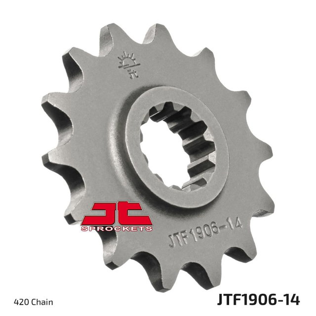 Pignon avant JT Gasgas 65 MC (21-23) 14 dents pas 420 JTF1906.14