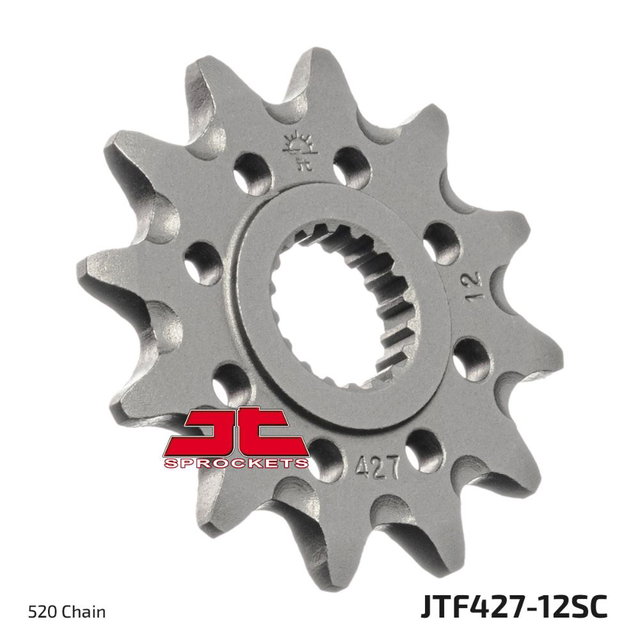 Pignon avant JT Suzuki RMZ 250 (07-12) 12 dents anti-boue JTF427.12SC