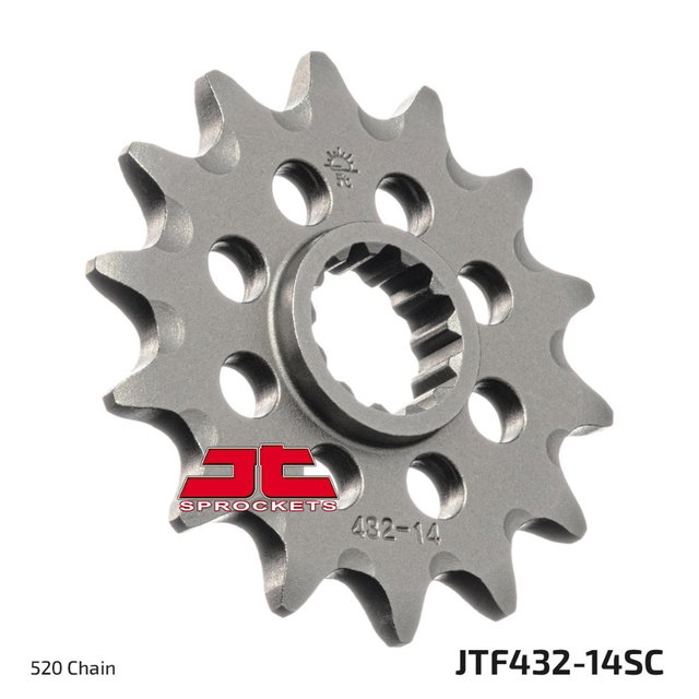 Pignon avant JT Suzuki RM 250 (89-12) 14 dents anti-boue JTF432.14SC