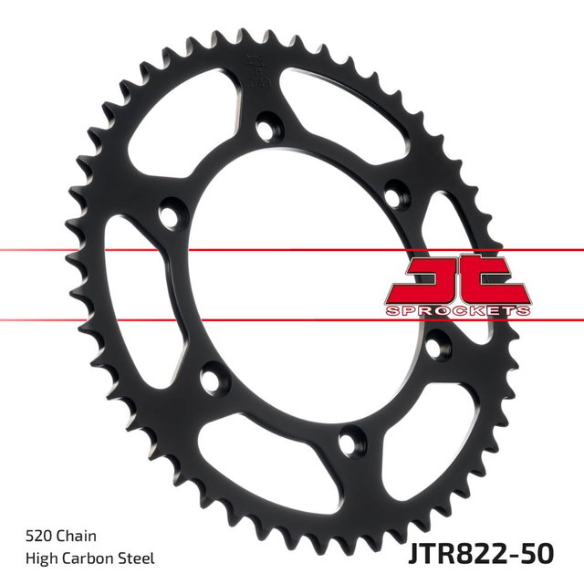 Couronne arrière JT acier Beta RR 350 (11-12) 50 dents JTR822.50