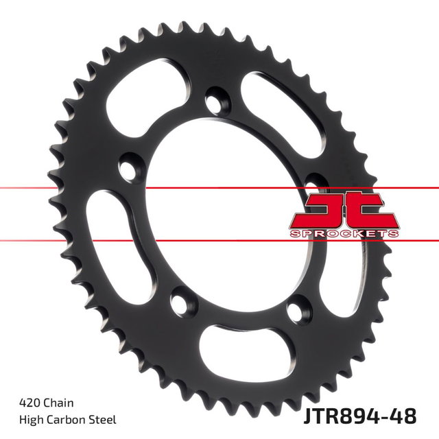 Rear sprocket JT steel Husqvarna 65 TC (17-24) 48 teeth pitch 420 JTR894.48