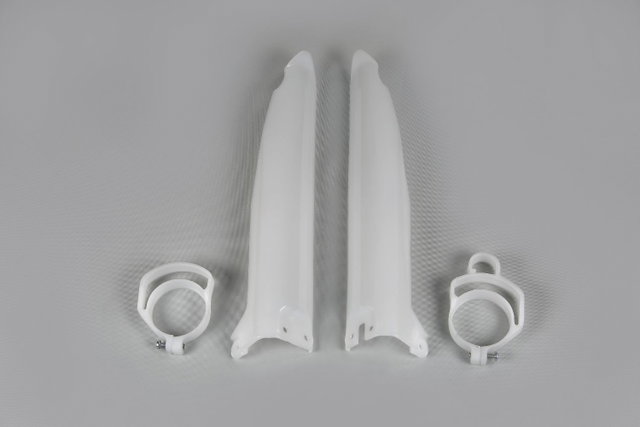 Protecteurs de tube de fourche Kawasaki KX 125 (96-03) blancs* KA03704-280