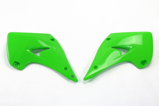 Coques de Radiateur Kawasaki KX 125 (03-08) verts* KA03738-026