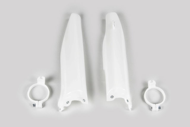 Protecteurs de tube de fourche Kawasaki KX 125 (04-08) blancs* KA03760-280